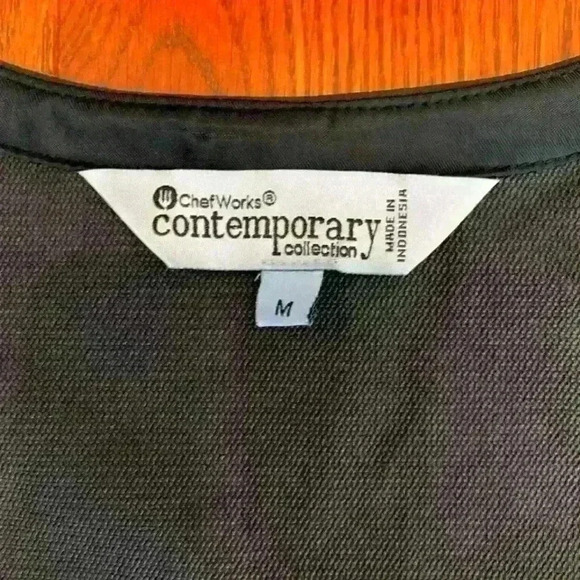 Chefworks Men Contemporary  collection Vest Gray, Size M - Picture 4 of 6